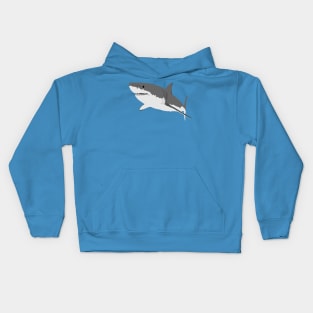 Great White Shark Kids Hoodie